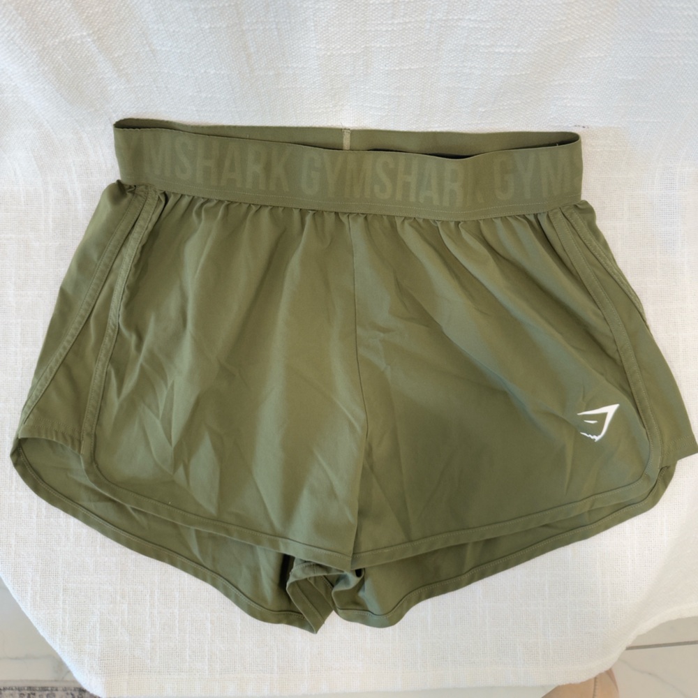 Gymshark Olive Green Active Shorts